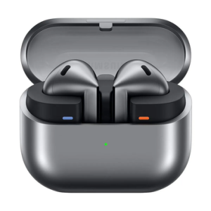 سماعة اذن ايربودز سامسونج جالكسي Buds 3، فضي غامق -