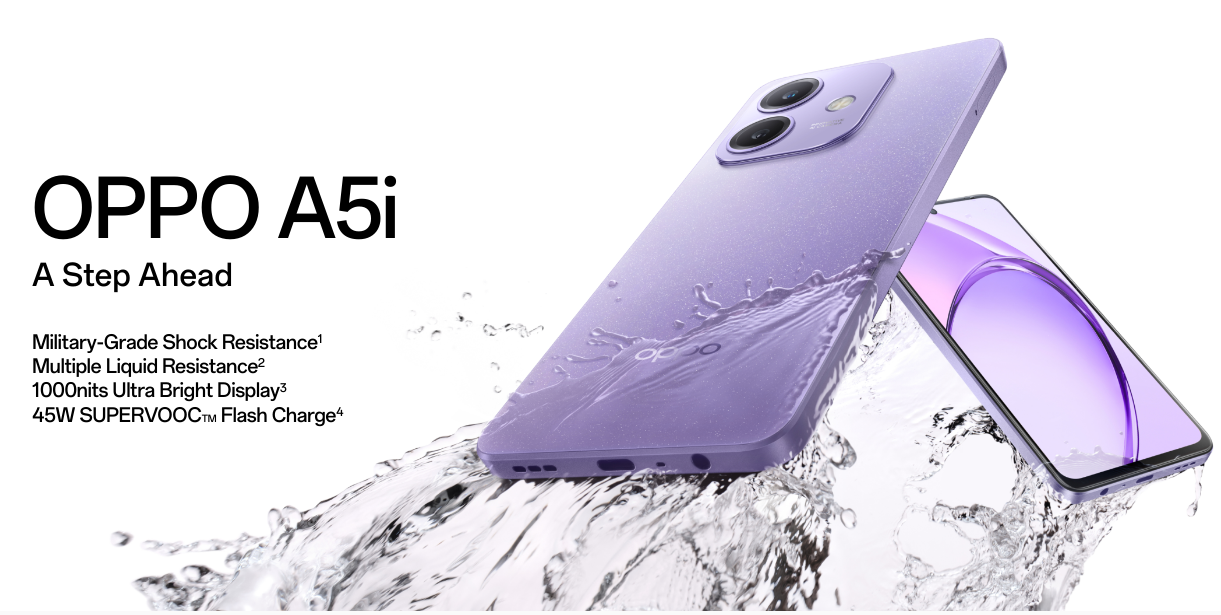 OPPO A5i – 4GB RAM / 128GB , 4G -Purple– Best Price in Egypt 5 OPPO A5i